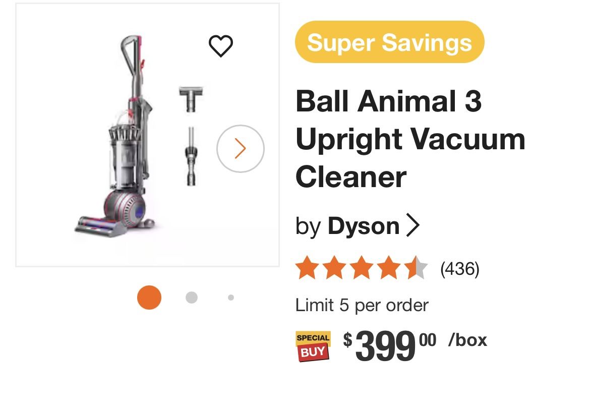 Dyson Ball Animal 3 Upright Vacuum Cleaner