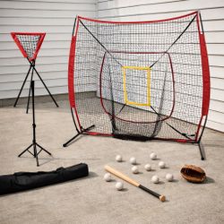 Baseball Practice Net Baseball Batting Kit Softball