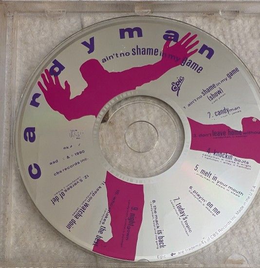 Candyman - Ain't No Shame In My Game On (CD Mint) Epic In 1990. No Inserts. CBS Records