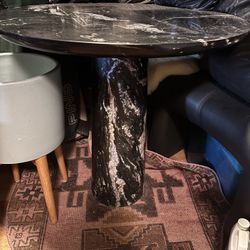 CB2 Marble Bistro Table