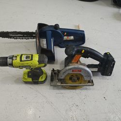 Ryobi Battery Powered Tools