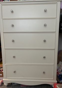 Ivory 6 Drawer Chest