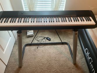 Casio CDP-130 88-Key Digital Piano with Yamaha stand
