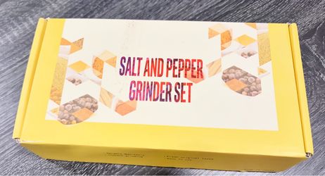 2 Pack Salt and Pepper Grinder