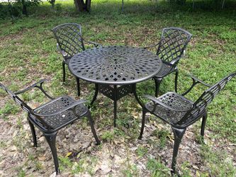 Outside garden set,aluminum table and chairs