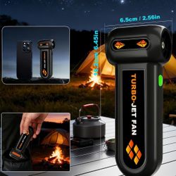 Super Powerful Compressed Air Duster, Rechargeable Duster Blower with LED Light, 4-Gear Adjustable 150000RPM Brushless Motor, Mini Blower for Computer