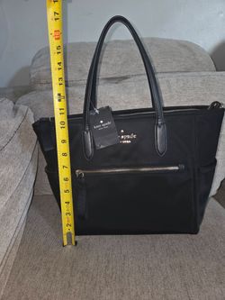 Kate Spade New York Black Nylon Tote Bag