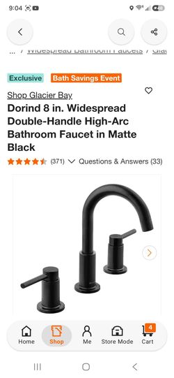 Glacier Bay 8" Widespread Bathroom Faucet Brand New (Price Is Firm)