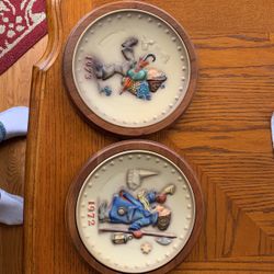 Hummel Plates 1971-1979 With Frames