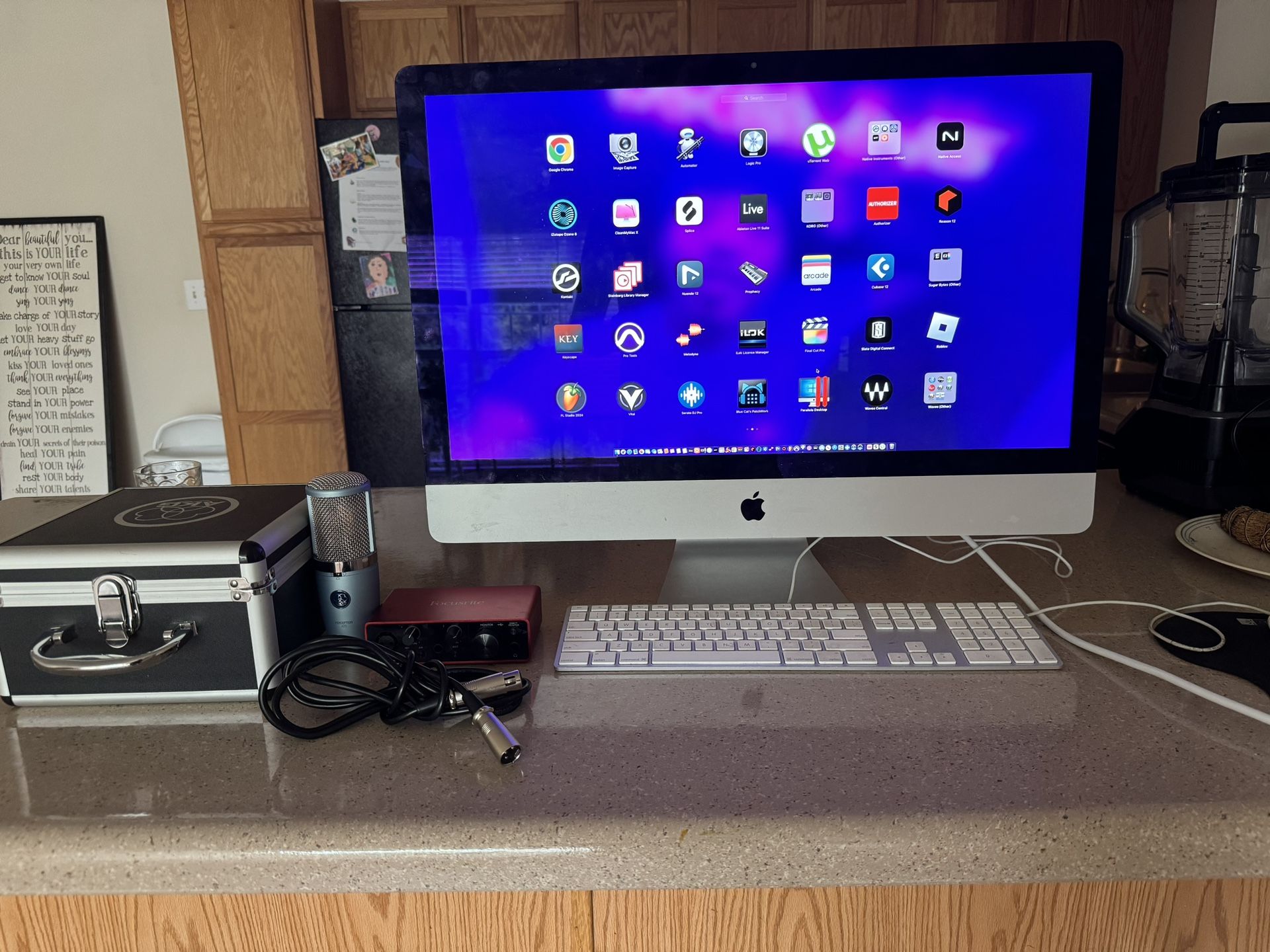 27”IMAC RECORDING STUDIO SET