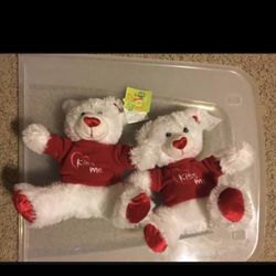 Valentine Bears New/ Open Box Each $3