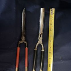 2 Vintage Curling Irons For Hair