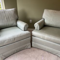 Two Ethan Allen Chair Set