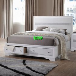 CLEARANCE! Queen Bed w/ Storage