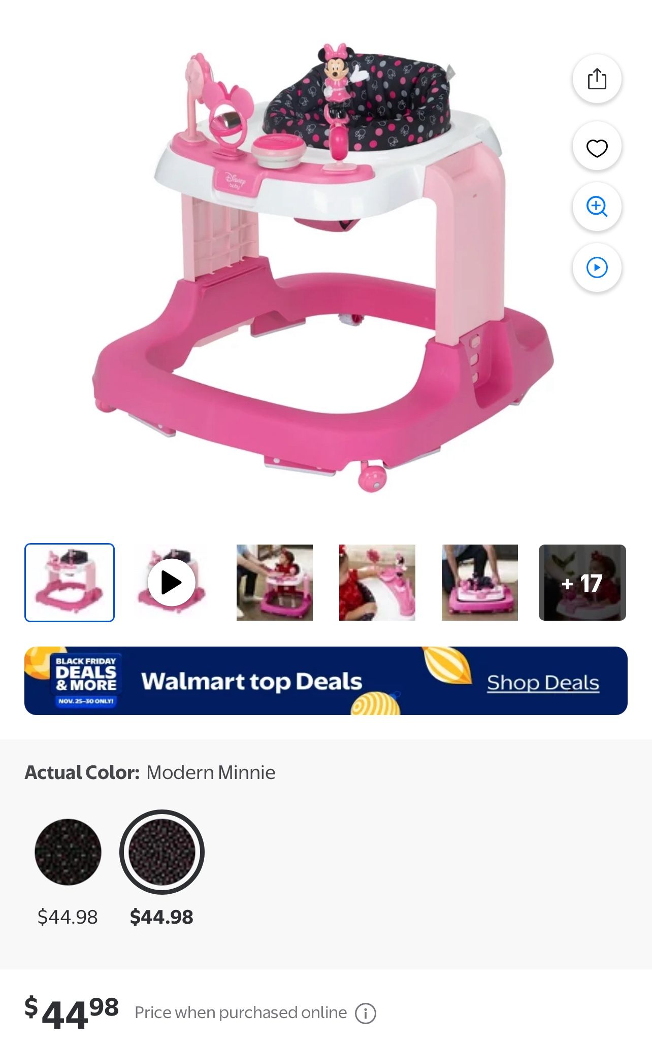 $20 Baby Girl Walker