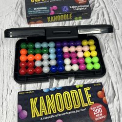 Kanoodle 3D Brain Teaser Puzzle Game, Featuring 200 Challenges Open Box