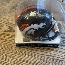Von Miller Autographed Mini Helmet