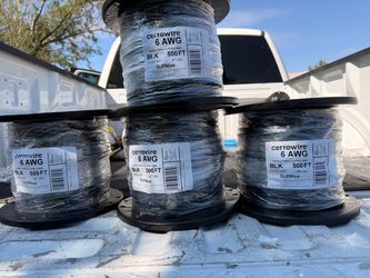 Electrical Wire  Awg 6
