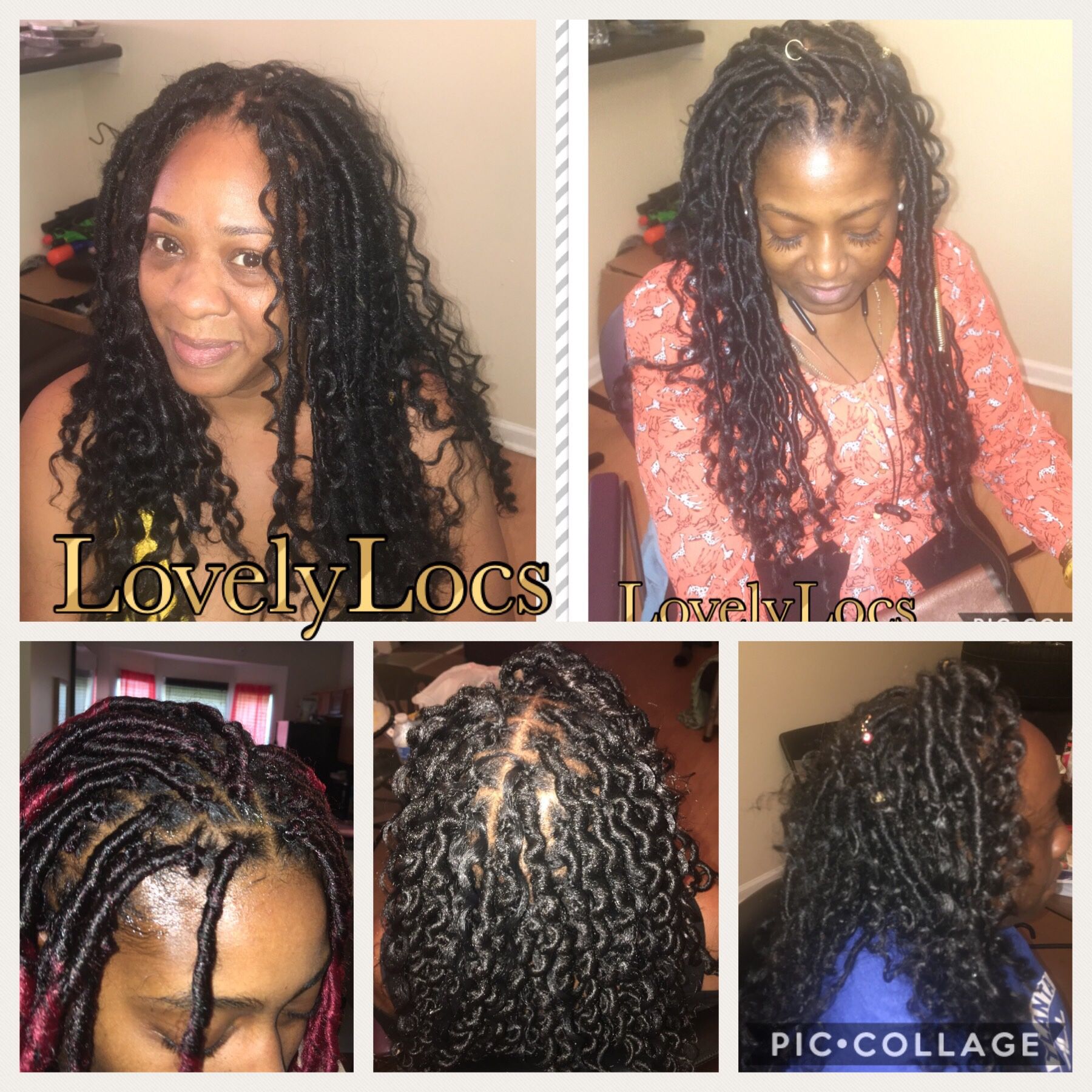 Individual crochet faux locs