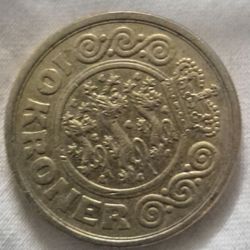 Denmark 10 Kroner 1990 Circulated