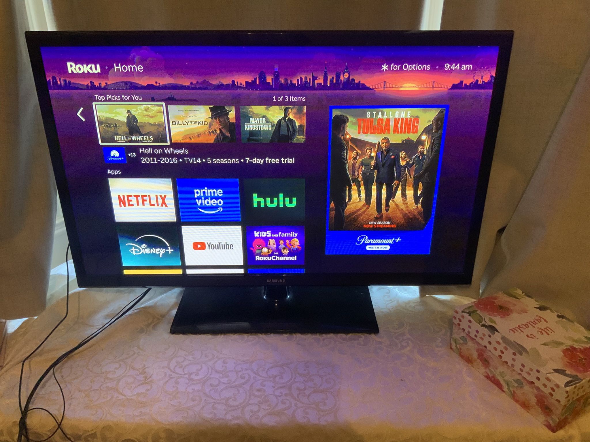 40” Plasma Samsung TV **not Smart** Roku Ready 