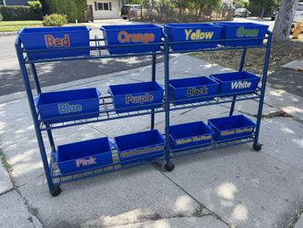 Lakeshore Learning Mobile Library Cart