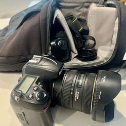 Nikon D7000 with battery grip and Sigma 10-20 3.5 DC HSM