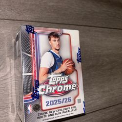 2025-26 Topps Chrome Basketball - Factory Sealed - Blaster / Value Box - New