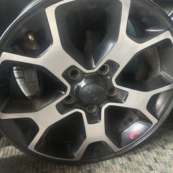2018 Jeep wrangler Rubicon 17” Rims 