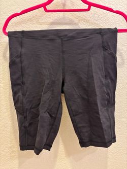 Black Lululemon shorts size 8