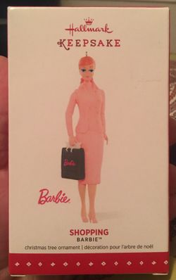 2015 Hallmark Shopping Barbie Xmas ornament Mint
