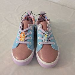 Bluey and Bingo Toddler Girl Sneakers.  Size  12