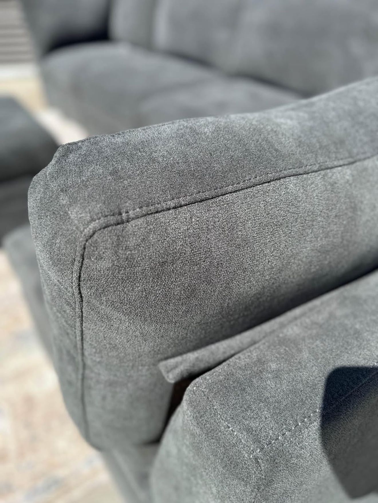 Tisdale 6 Piece Grey Modular Sectional With Storage Ottoman