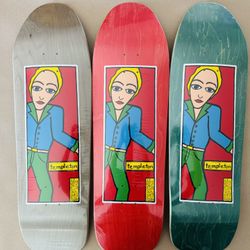 1991 The New Deal ED TEMPLETON Skateboard Deck  9.625 X 32.5 Reissue