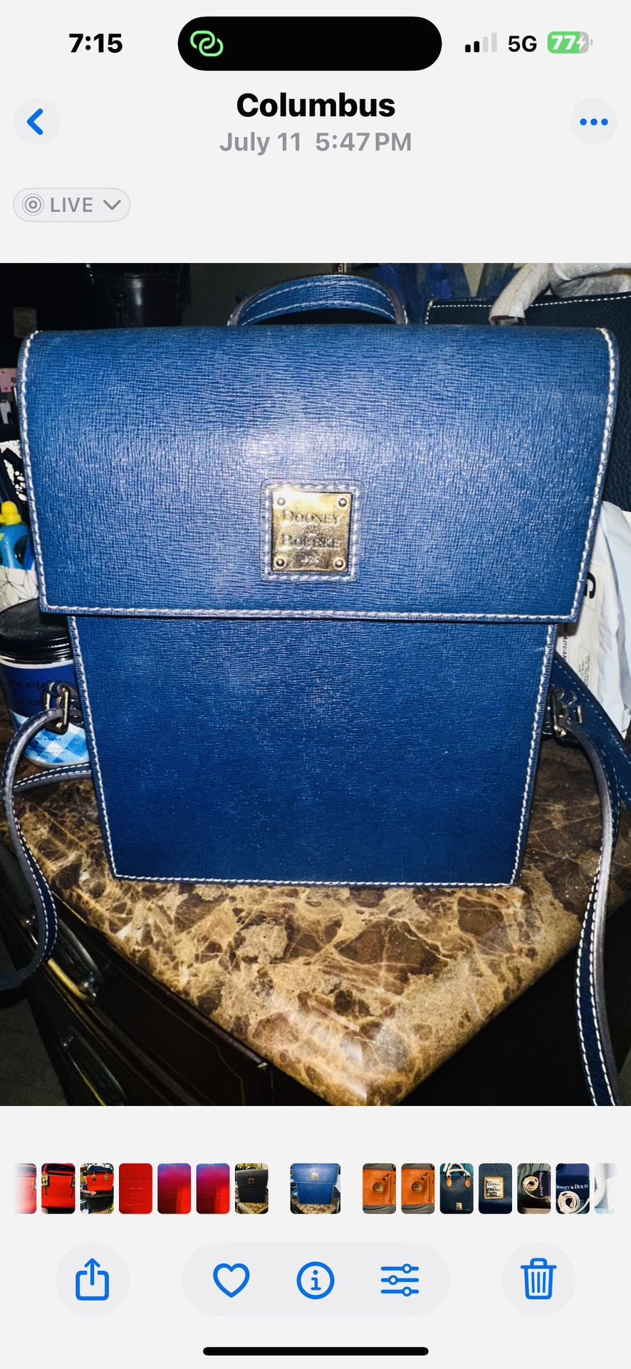 GENUINE DOONEY & BOURKE CROSSBODY BACKPACK -NEW - BOUGHT DIRECTLY FROM DOONEY & BOURKE