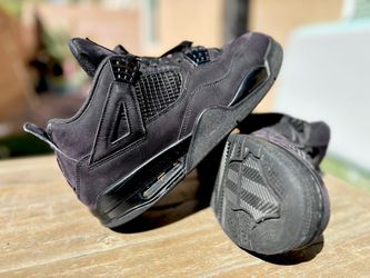 Air Jordan 4 Black Cat & Grey / Blk 4s
