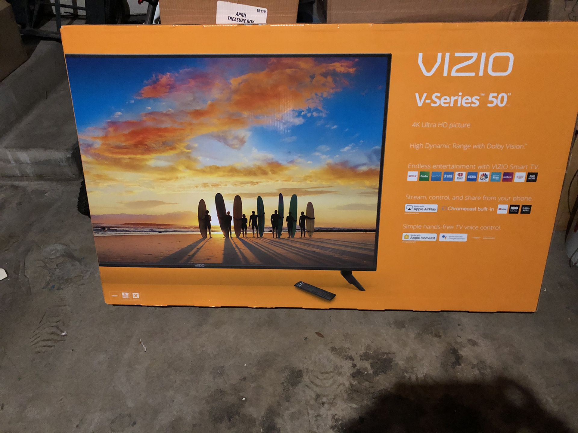 Vizio-V Series 50in 4K Ultra HD Picture. Brand new in box. Never opened.