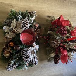 2 Christmas Centerpieces