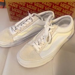 Vans Off White Womens 8 Sneakers 