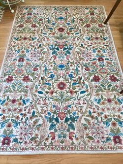 New ultra soft floral rug 6x9