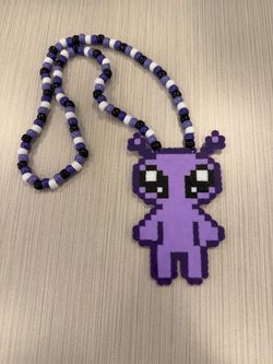 ALIEN PERLER KANDI NECKLACE FESTIVALS RAVES