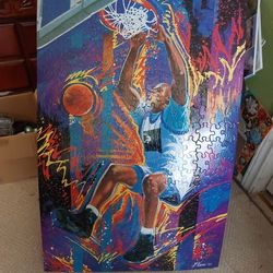 Shaquille O' Neal Jigsaw Puzzle Glued Together