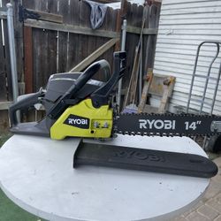RYOBI 14 in. 37cc 2-Cycle Gas Chainsaw