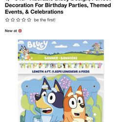 Bluey Birthday Banner
