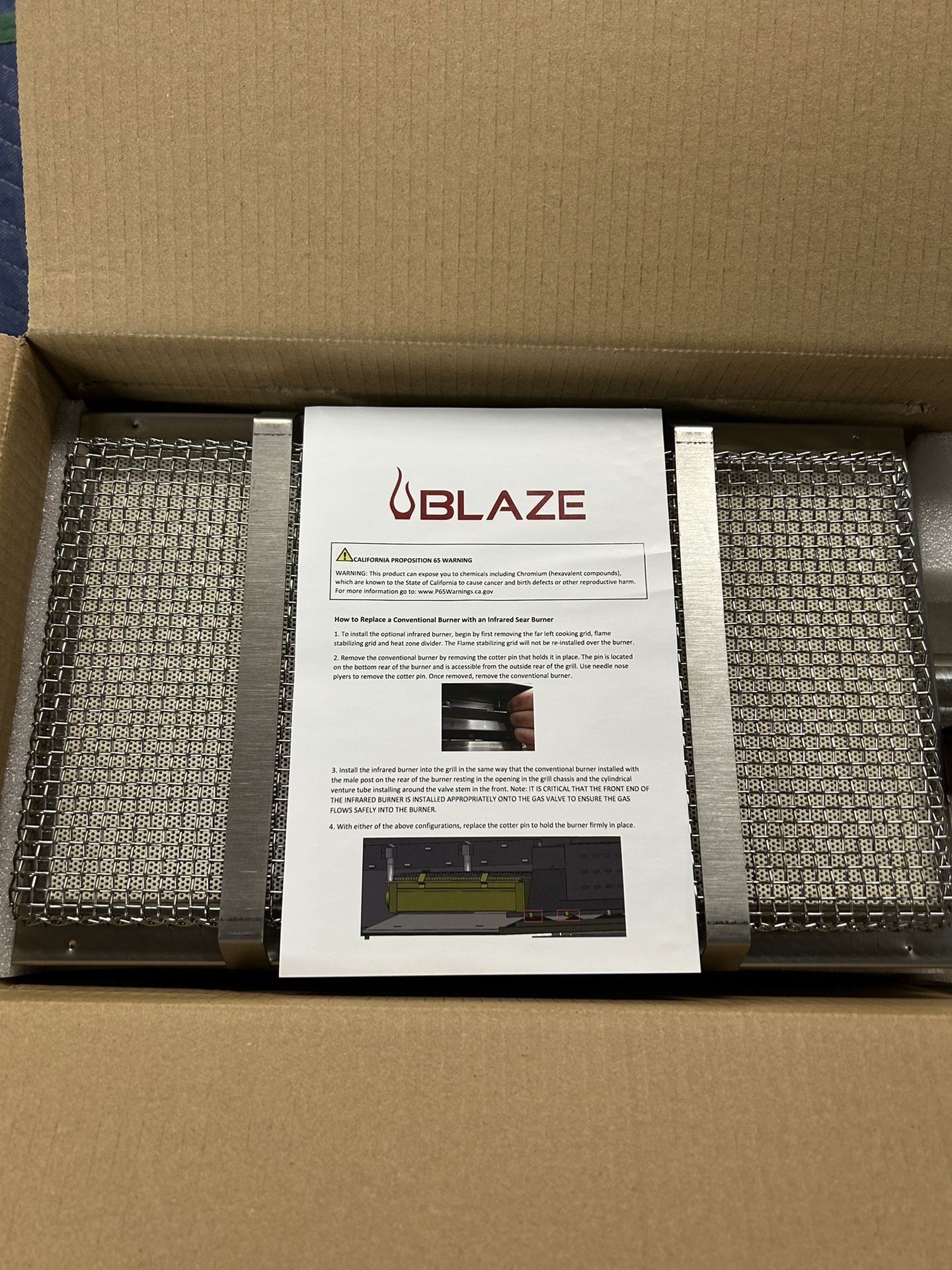 Blaze Profesional Lux Infrared Searing Burner