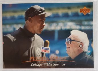 Michael Jordan 1995 Upper Deck Chicago Whitesox Bulls MJ GOAT