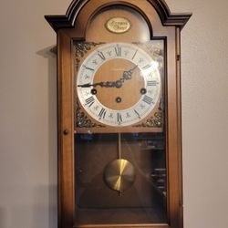 Vintage Tempus Fugit W. Haids tradition Wall Clock Westmimster 351-020 West Germany 