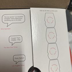 8 Wine Glasses Go Anywhere Unbreakable New