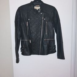 Michael Kors Buttery Soft Moto Leather Jacket