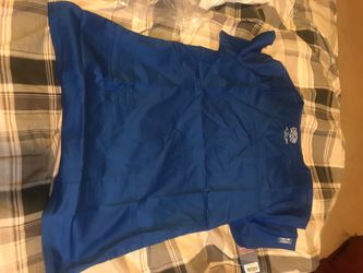 Size med royal blue Cherokee scrub top